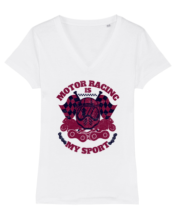 Motor Racing Is My Sport White