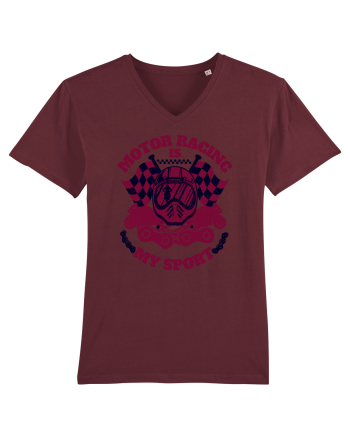Motor Racing Is My Sport Burgundy