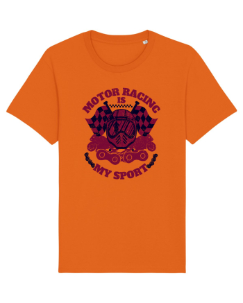 Motor Racing Is My Sport Bright Orange