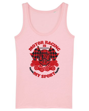 Motor Racing Is My Sport Cotton Pink