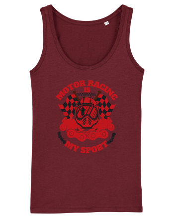 Motor Racing Is My Sport Burgundy