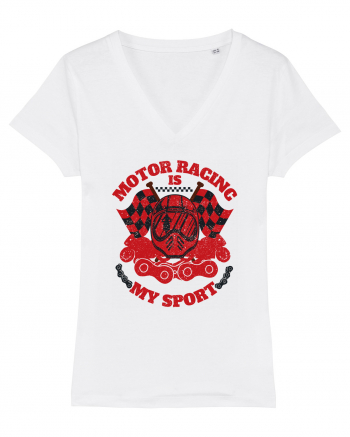 Motor Racing Is My Sport White