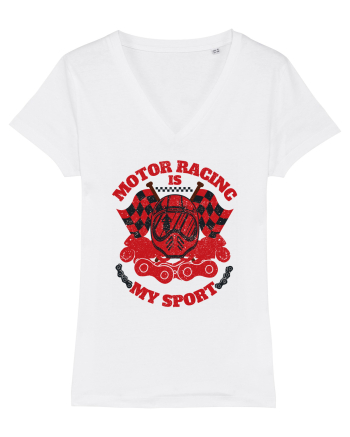 Motor Racing Is My Sport White