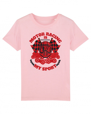 Motor Racing Is My Sport Cotton Pink
