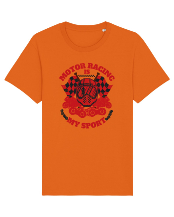 Motor Racing Is My Sport Bright Orange