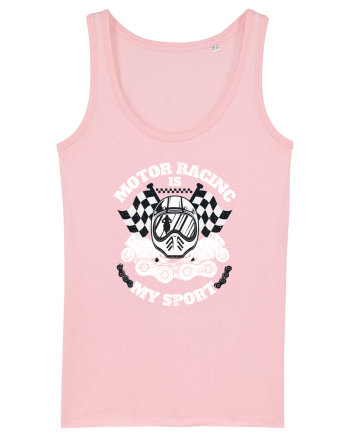 Motor Racing Is My Sport Cotton Pink