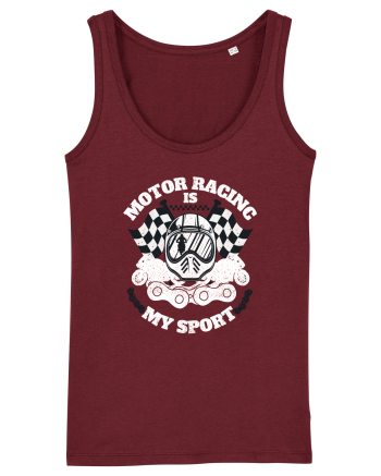 Motor Racing Is My Sport Burgundy