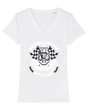 Motor Racing Is My Sport White