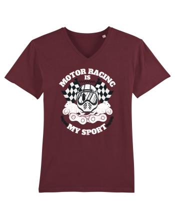 Motor Racing Is My Sport Burgundy