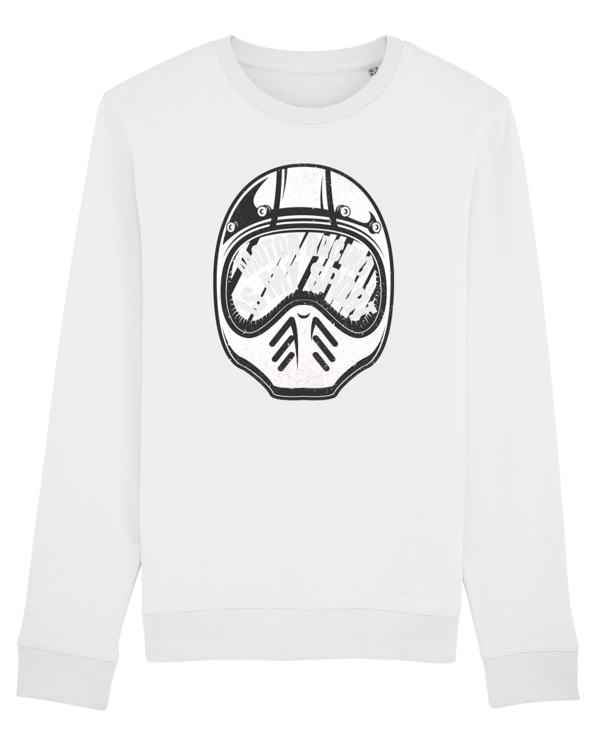 Bluză mânecă lungă Unisex Rise White