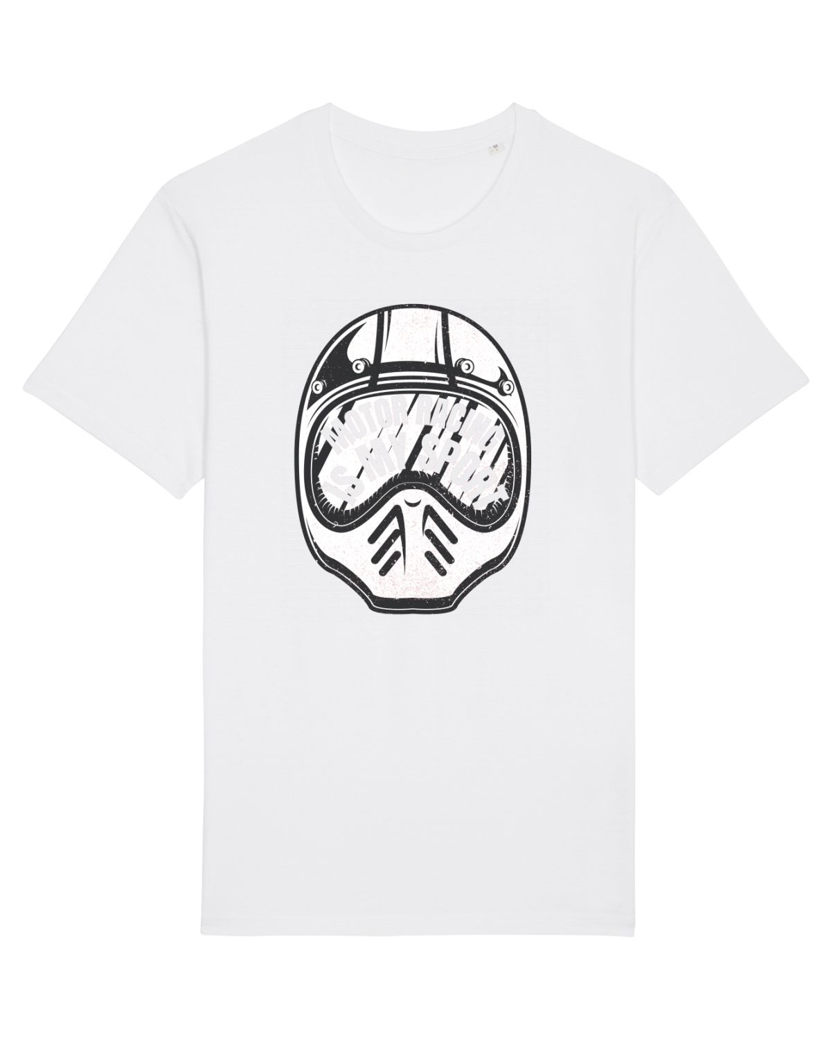 Tricou mânecă scurtă Unisex Rocker White