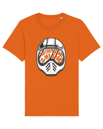 Motor Racing Is My Sport Bright Orange