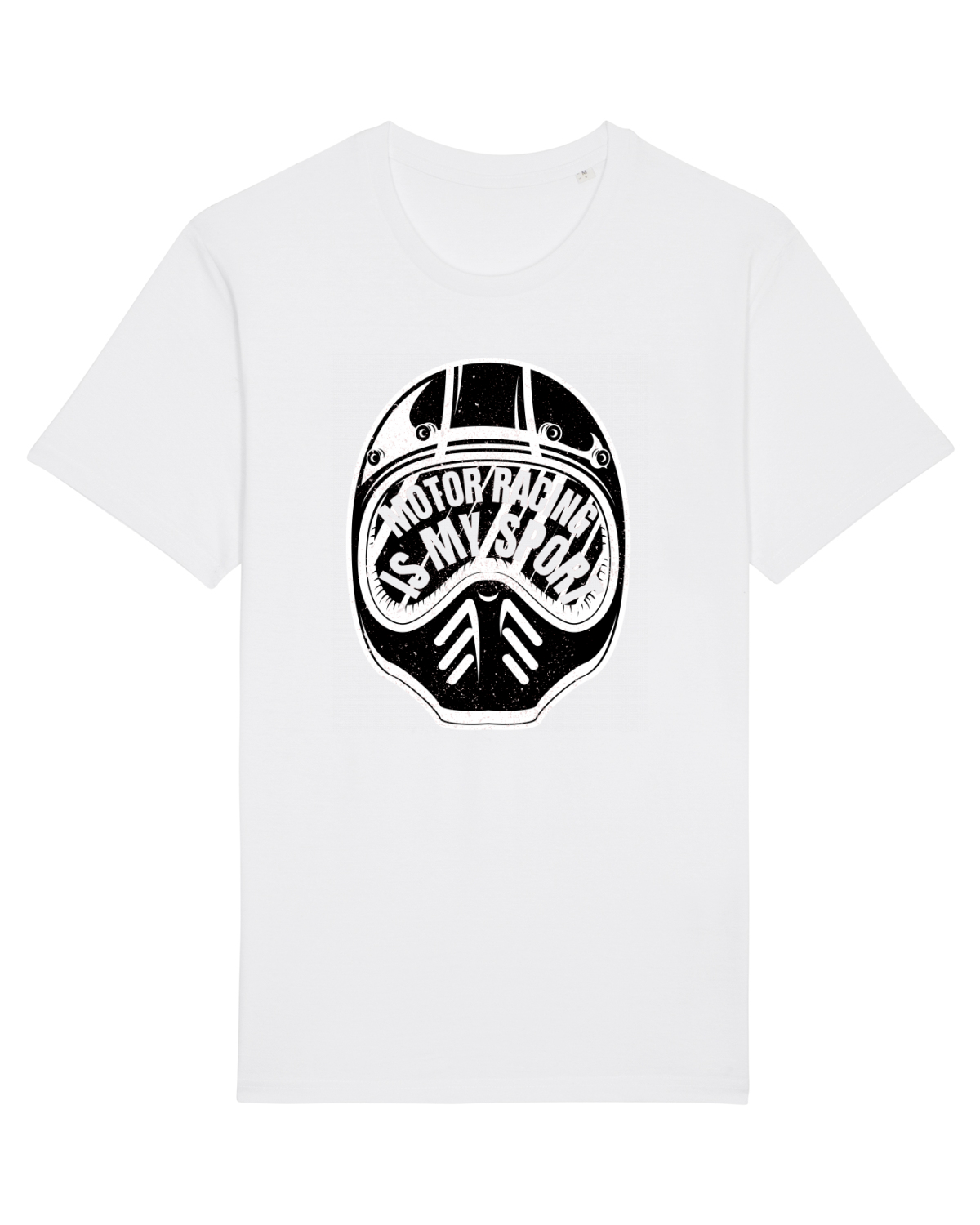 Tricou mânecă scurtă Unisex Rocker White