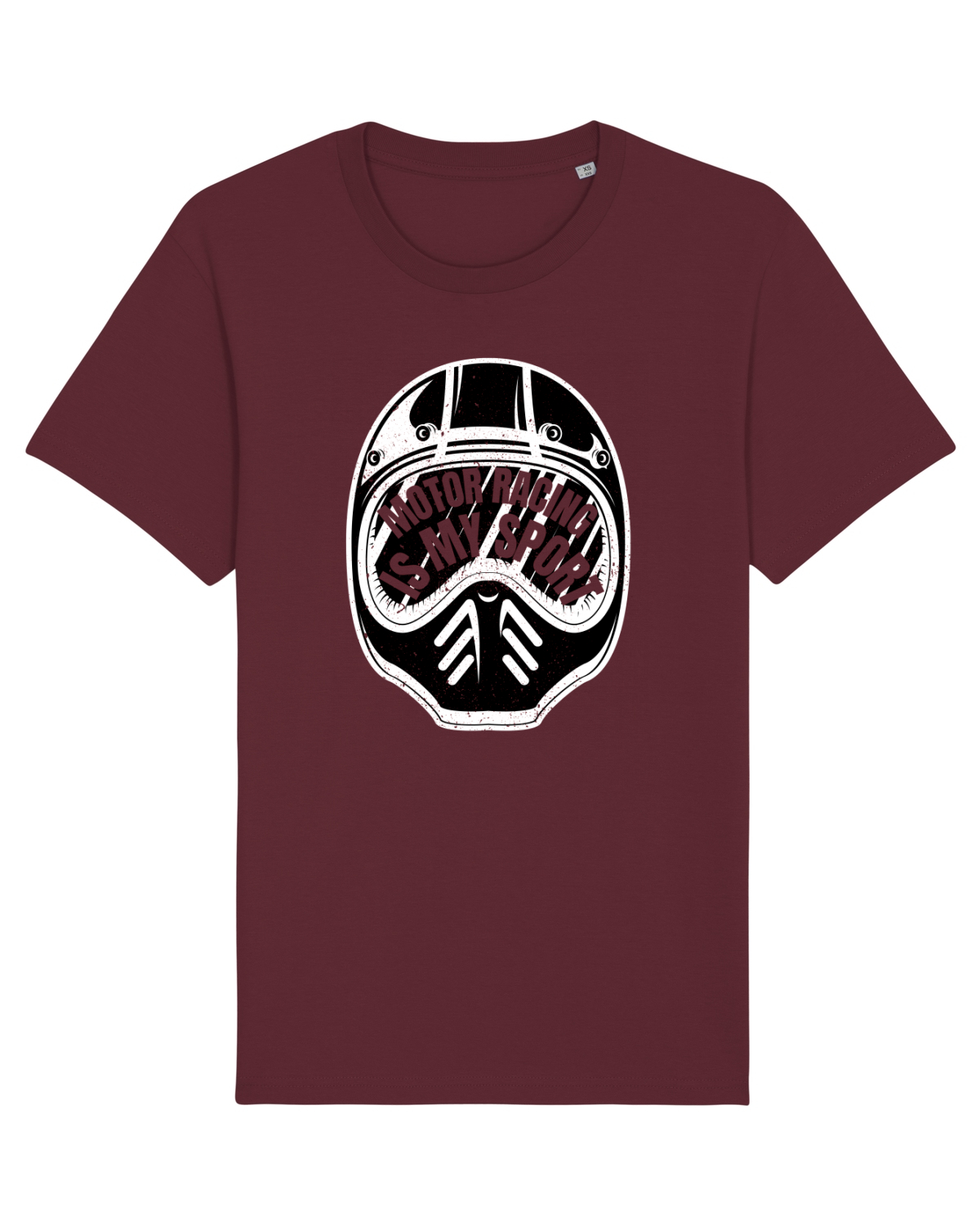 Tricou mânecă scurtă Unisex Rocker Burgundy