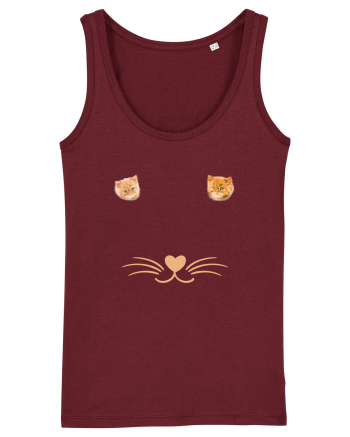 Love cat Burgundy