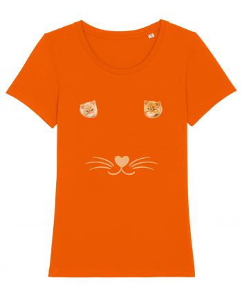 Love cat Bright Orange