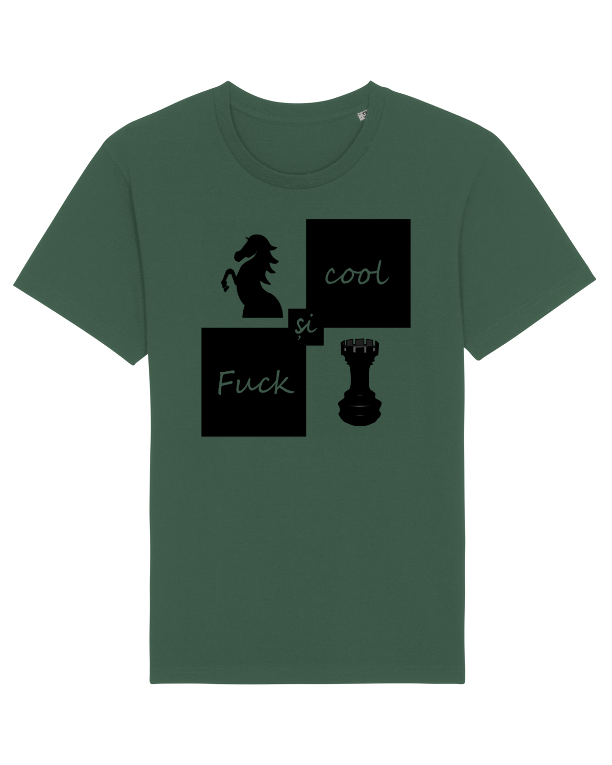 Tricou mânecă scurtă Unisex Rocker Bottle Green