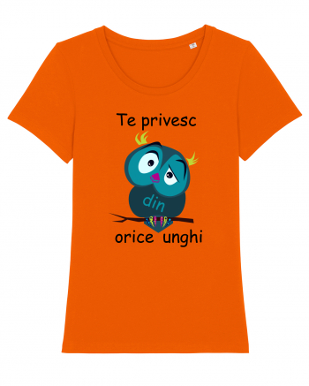 Te privesc din orice unghi Bright Orange