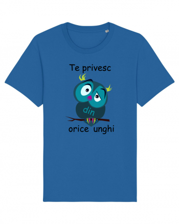 Te privesc din orice unghi Royal Blue