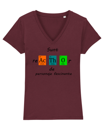 Sunt reactor de personaje fascinante Burgundy