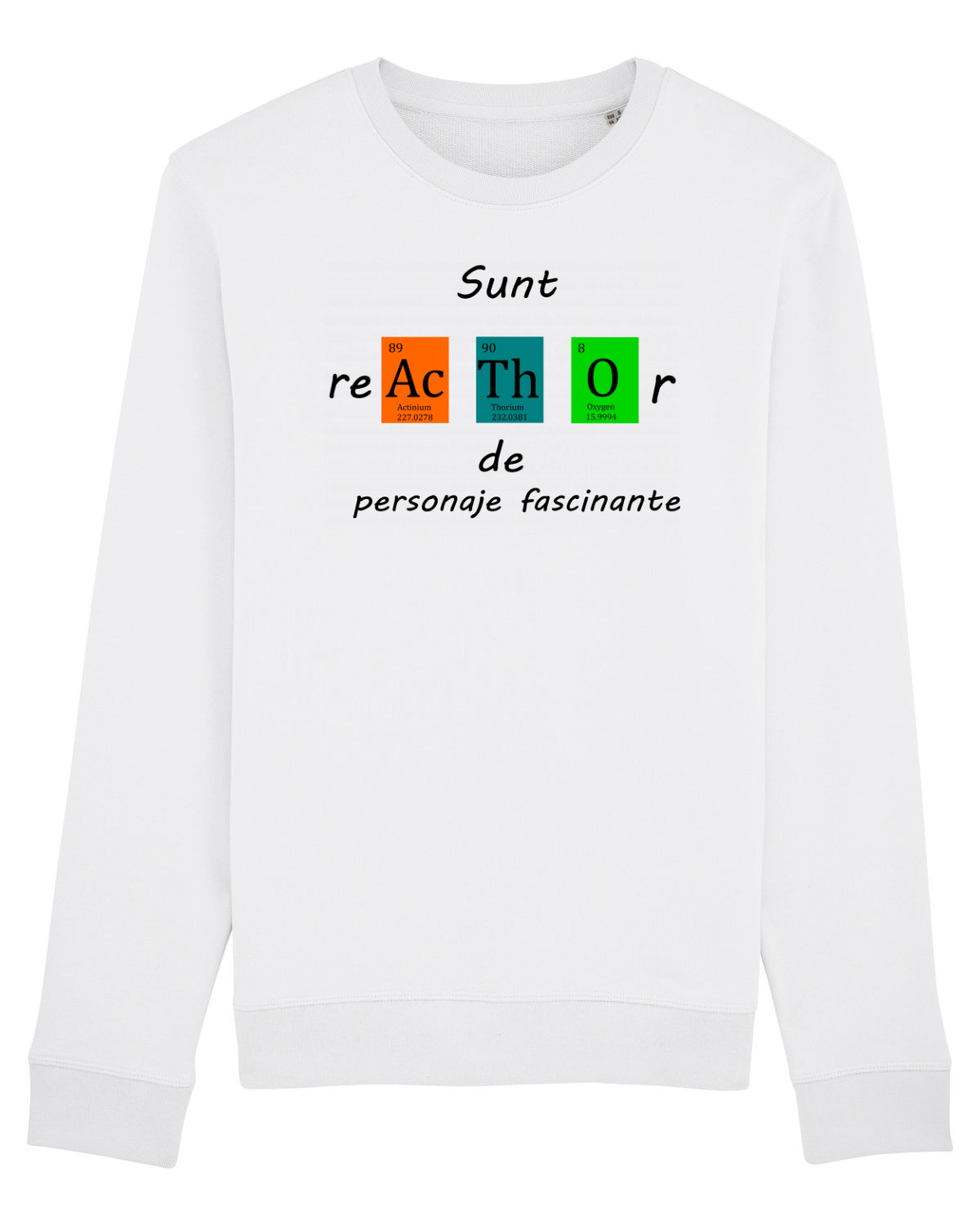 Bluză mânecă lungă Unisex Rise White