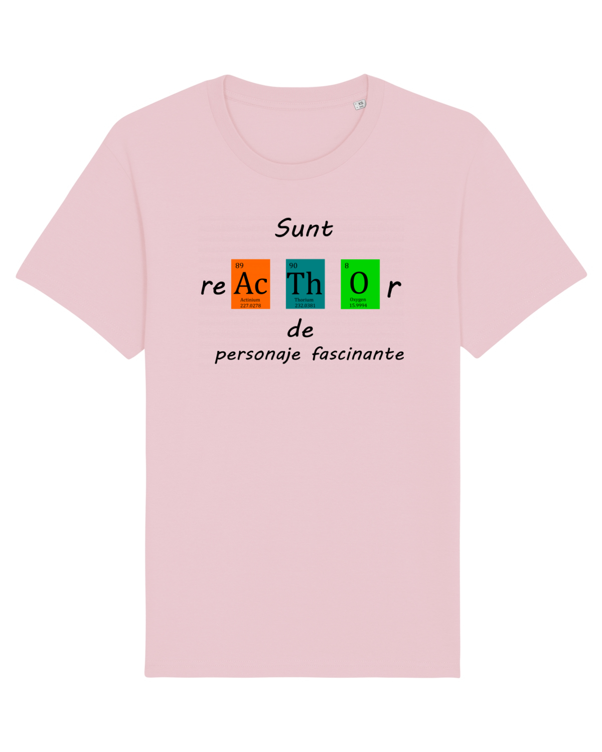 Tricou mânecă scurtă Unisex Rocker Cotton Pink