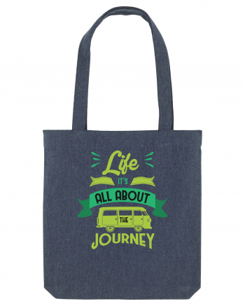 Life it's All About the Journey Midnight Blue