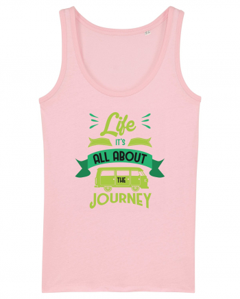 Life it's All About the Journey Cotton Pink