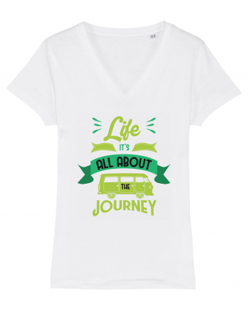 Life it's All About the Journey White