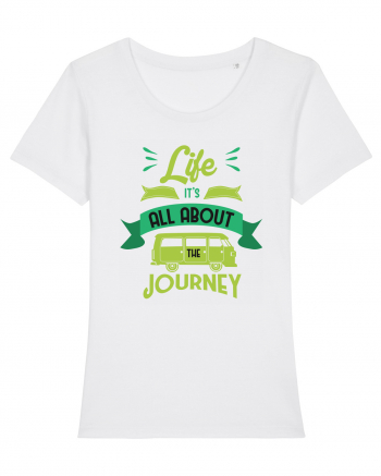 Life it's All About the Journey White