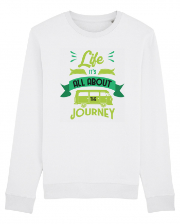 Life it's All About the Journey White