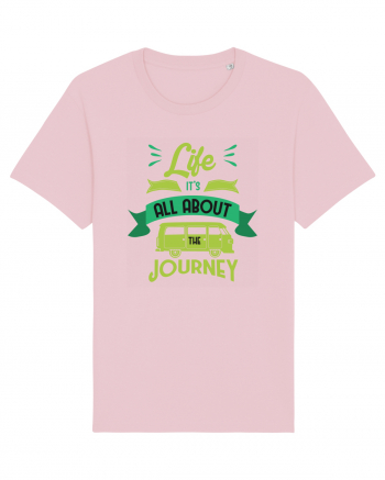 Life it's All About the Journey Cotton Pink