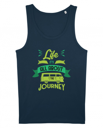 Life it's All About the Journey Navy