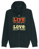 Live by the Sun Love by the Moon Hanorac cu fermoar Unisex Connector