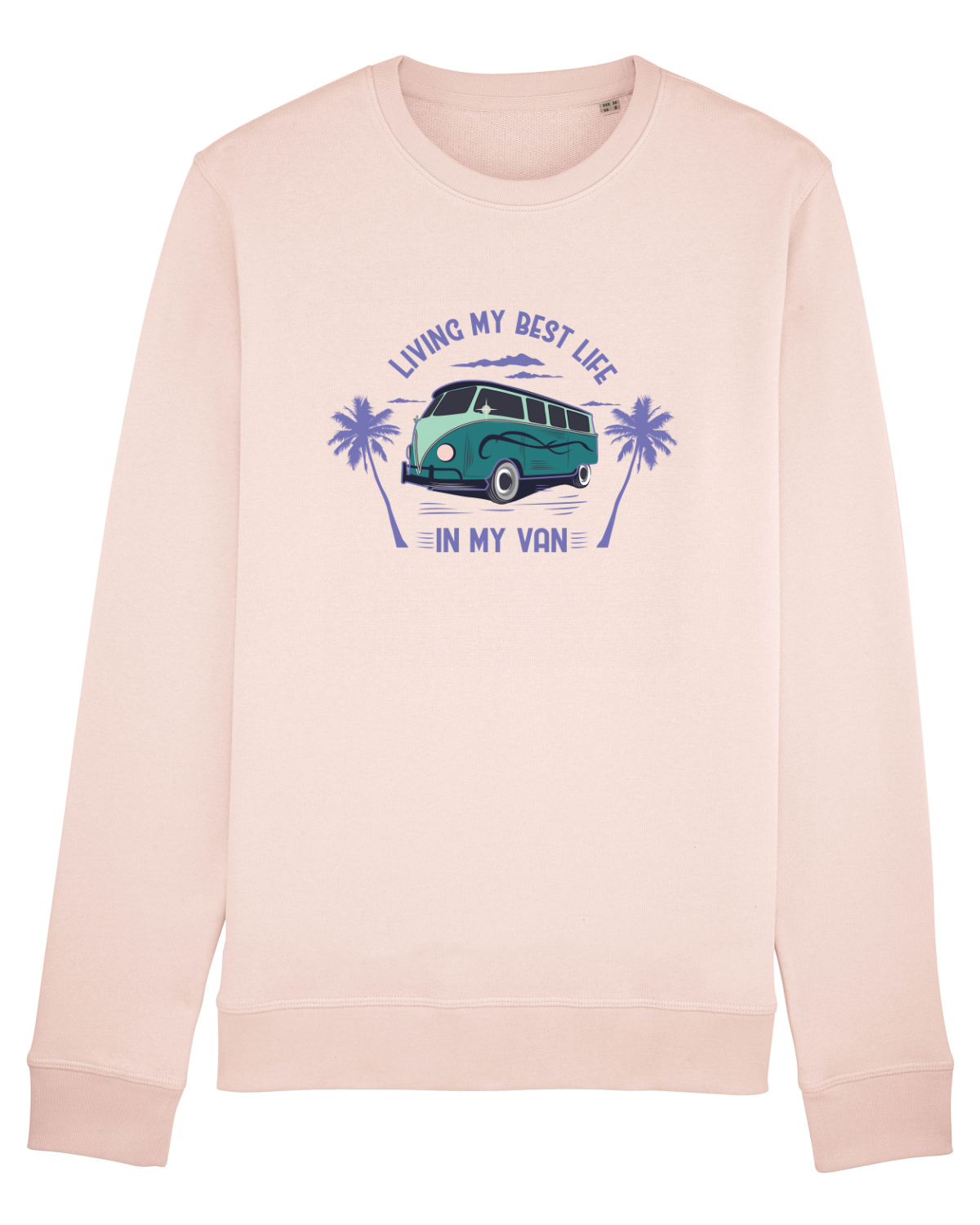 Bluză mânecă lungă Unisex Rise Candy Pink