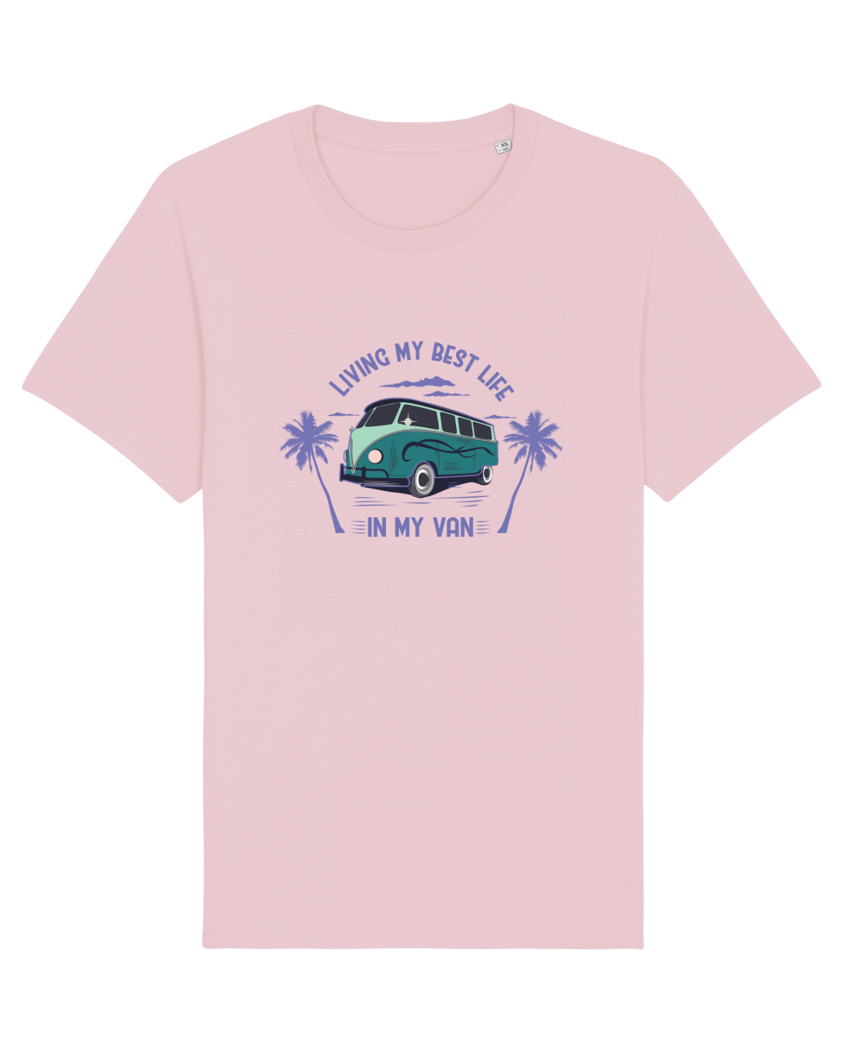Tricou mânecă scurtă Unisex Rocker Cotton Pink
