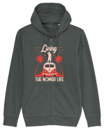 Living the Nomad Life Hanorac cu fermoar Unisex Connector