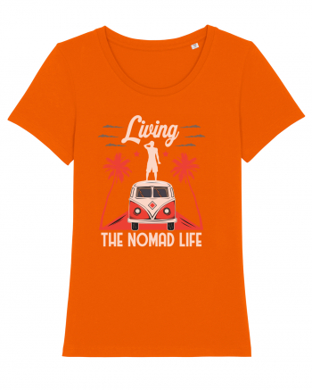 Living the Nomad Life Bright Orange