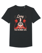 Living the Nomad Life Tricou mânecă scurtă guler larg Bărbat Skater