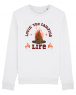 Lovin' the Camping Life Bluză mânecă lungă Unisex Rise