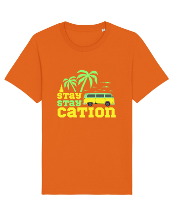 Stay Staycation Bright Orange