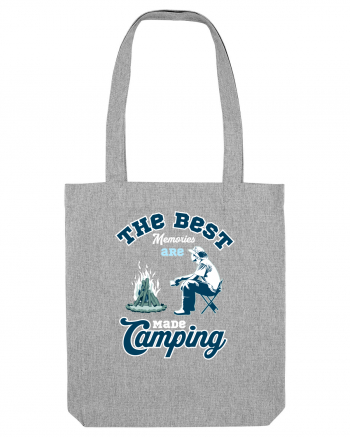 The Best Memories are Made Camping Heather Grey