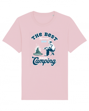 The Best Memories are Made Camping Cotton Pink