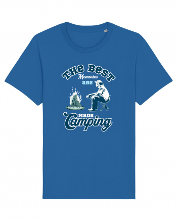 The Best Memories are Made Camping Royal Blue