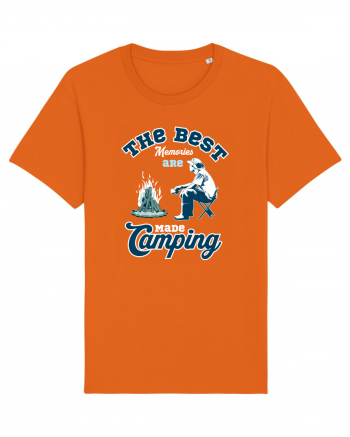 The Best Memories are Made Camping Bright Orange