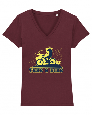 Take a Bike Burgundy