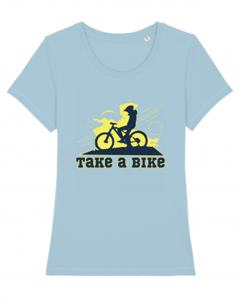 Take a Bike Sky Blue