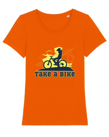 Take a Bike Bright Orange