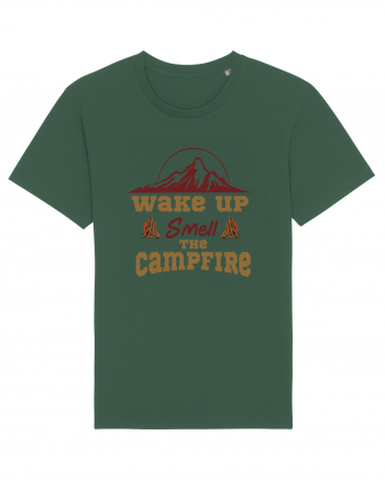 Wake Up Smell the Campfire Bottle Green