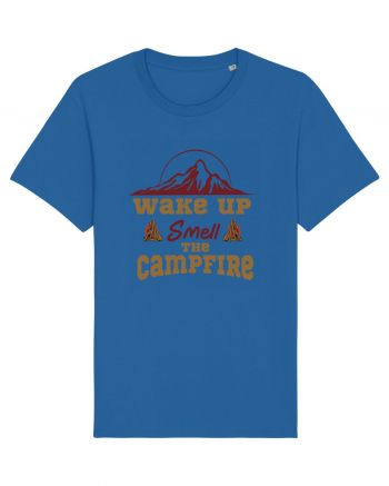 Wake Up Smell the Campfire Royal Blue